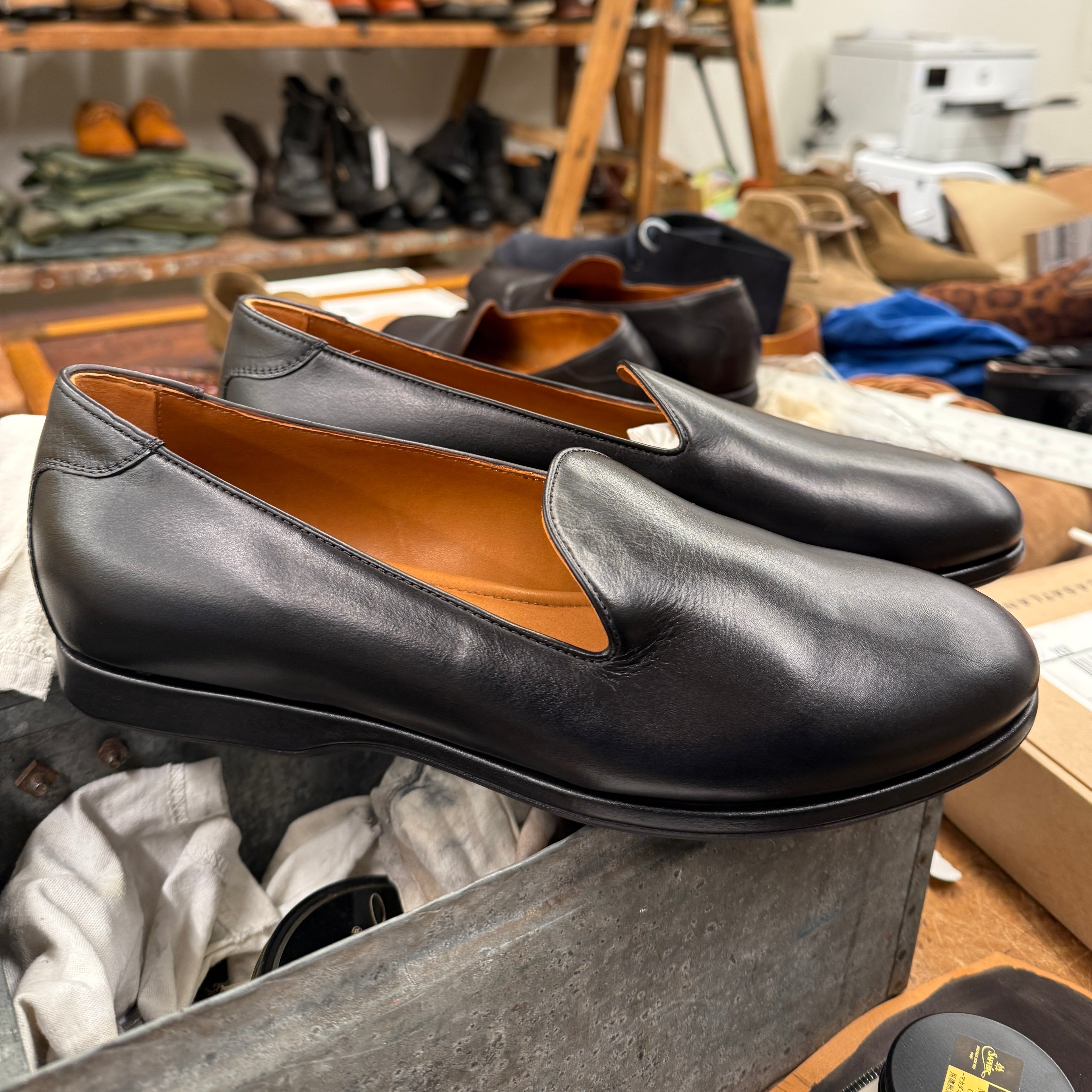 Augie Type-P - Black Calf