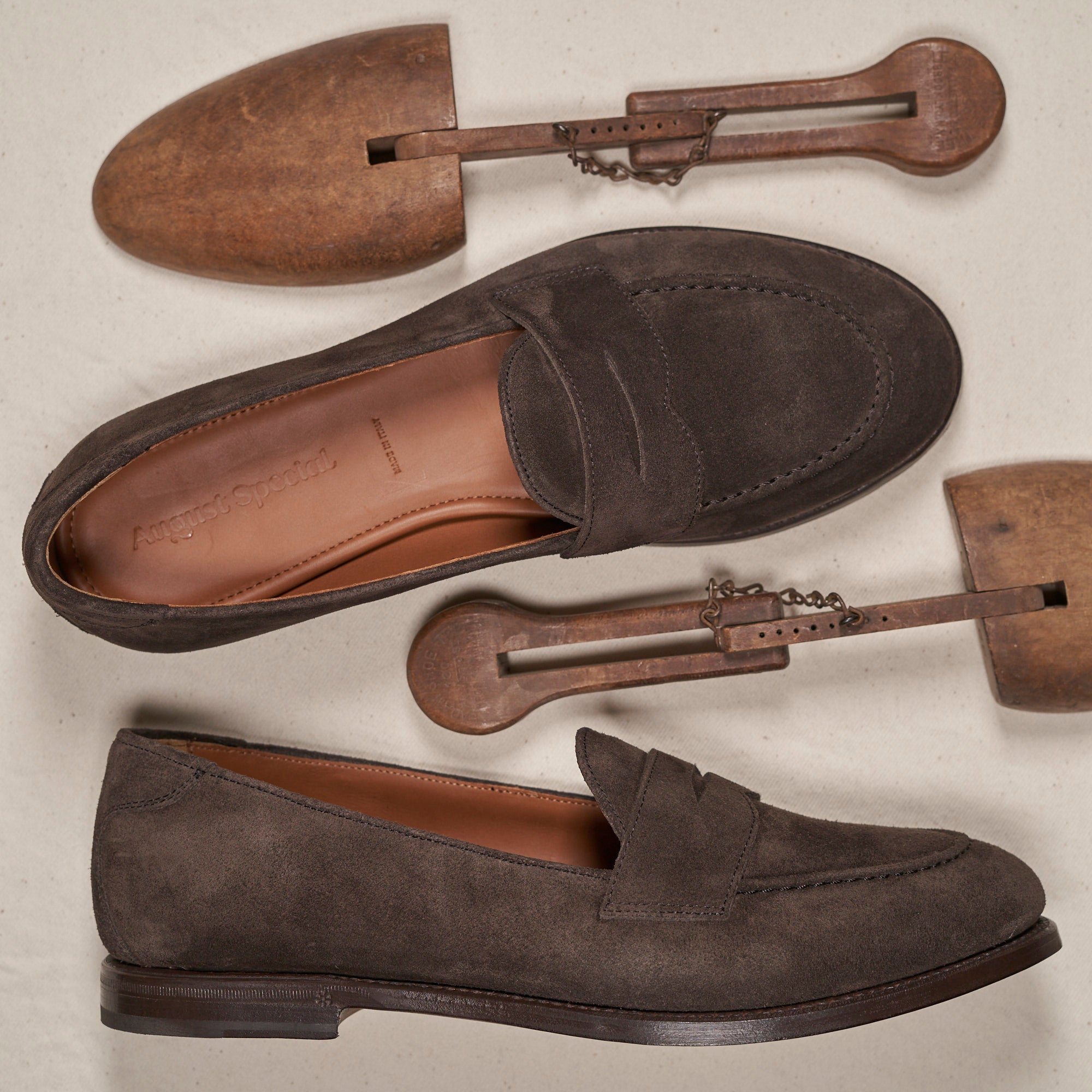Augie Type-GS Penny Espresso Suede