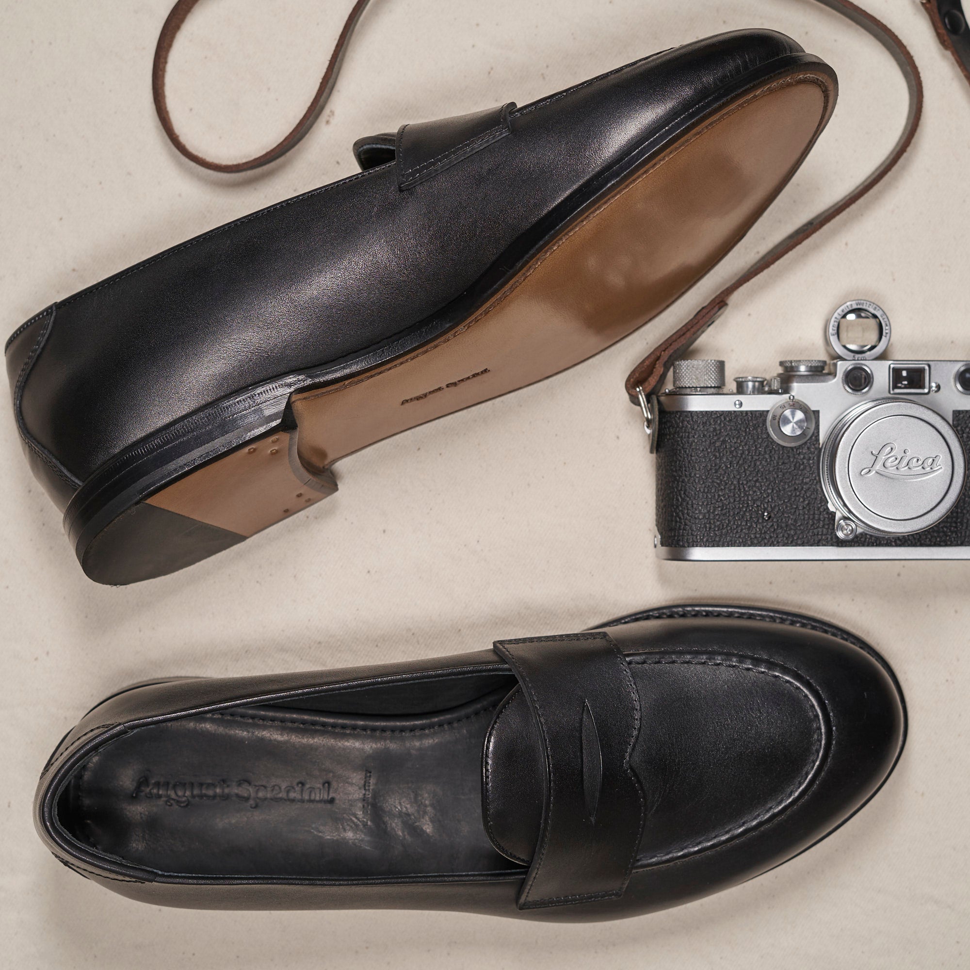 Augie Type-GS-Penny Black Calf
