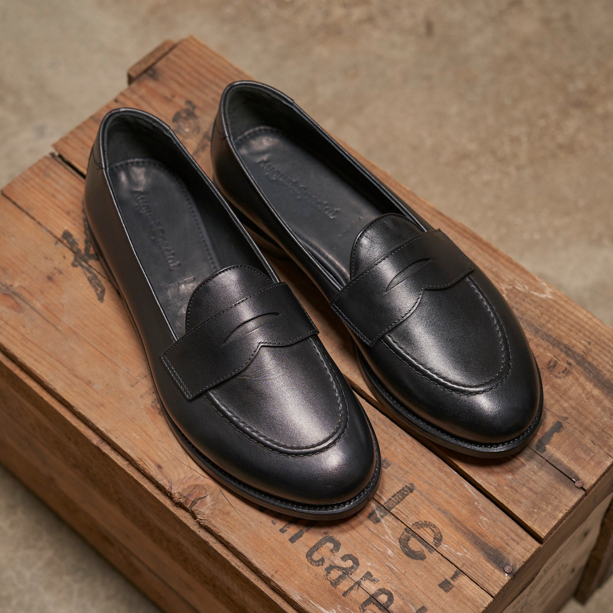 Augie Type-GS-Penny Black Calf