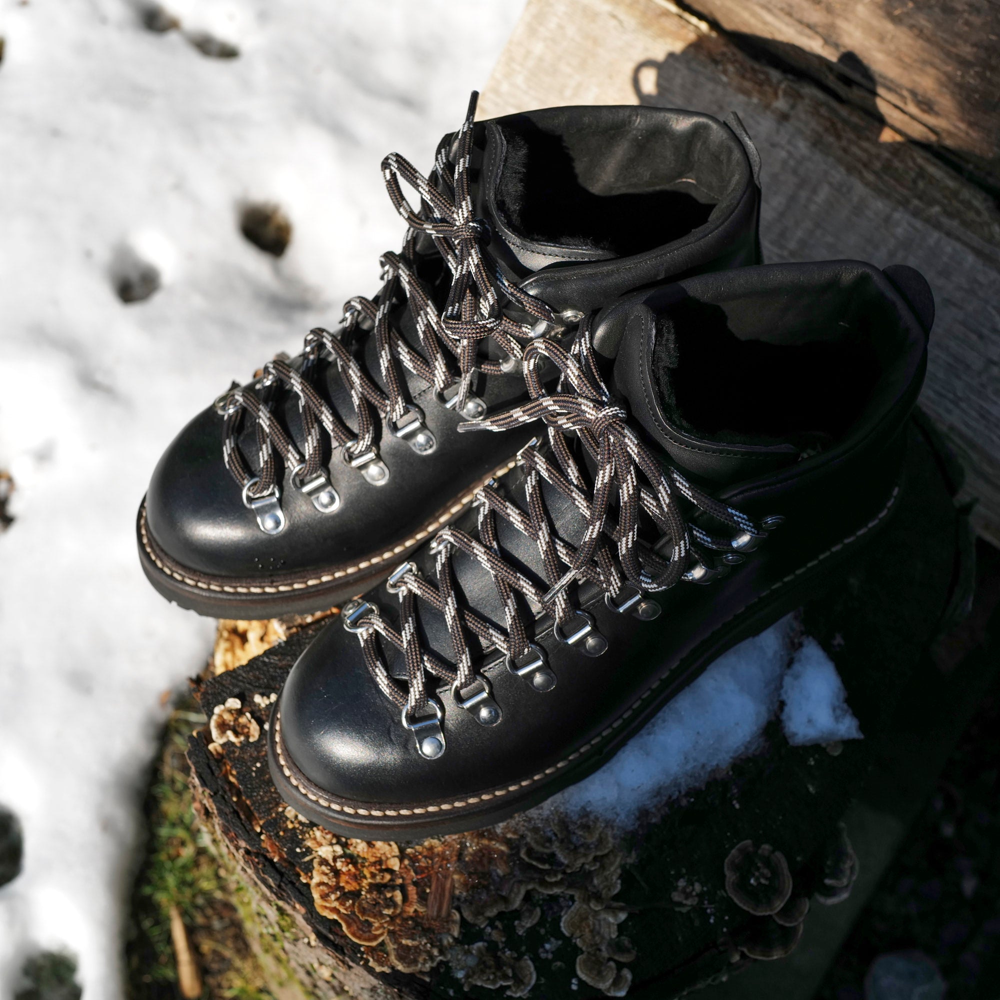 Rambler - Black Waxed Calf